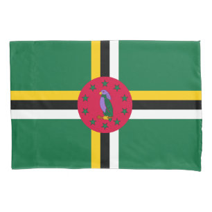 Flagge von Dominica Kissenbezug