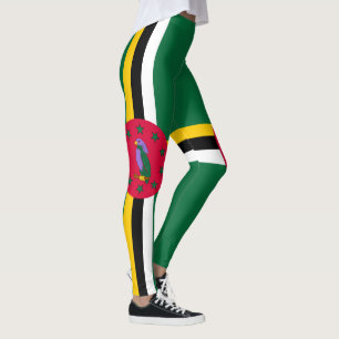 Flagge von Dominica Leggings