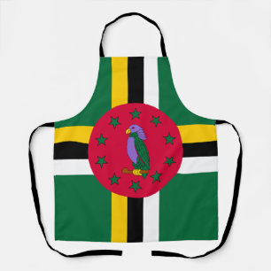Flagge von Dominica Schürze