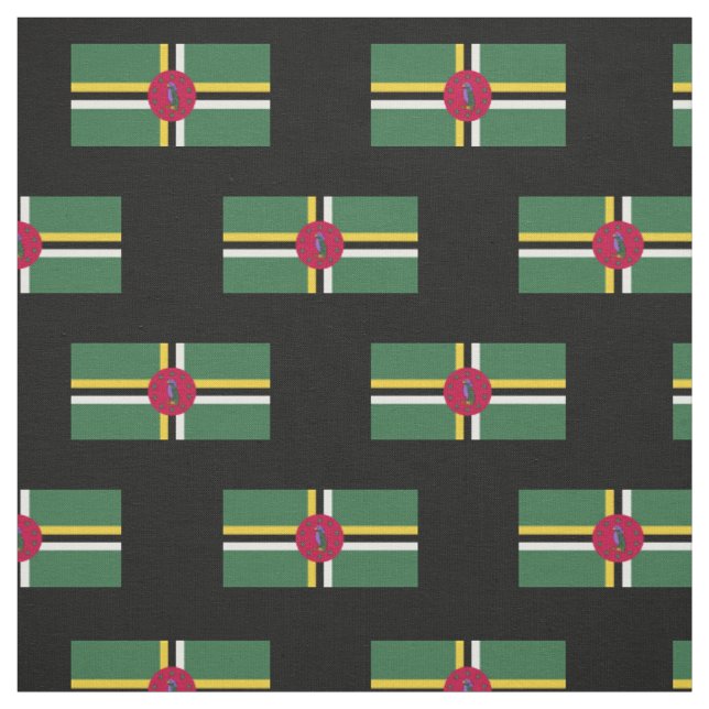 Flagge von Dominica Stoff (Muster)