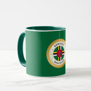 Flagge von Dominica Tasse