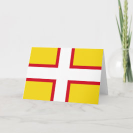 Flagge von Dorset (Landkreis des Vereinigten König Karte