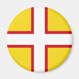 Flagge von Dorset (Landkreis des Vereinigten König Magnet