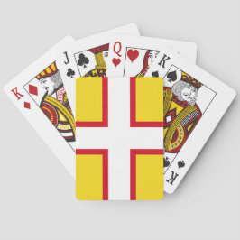 Flagge von Dorset (Landkreis des Vereinigten König Spielkarten