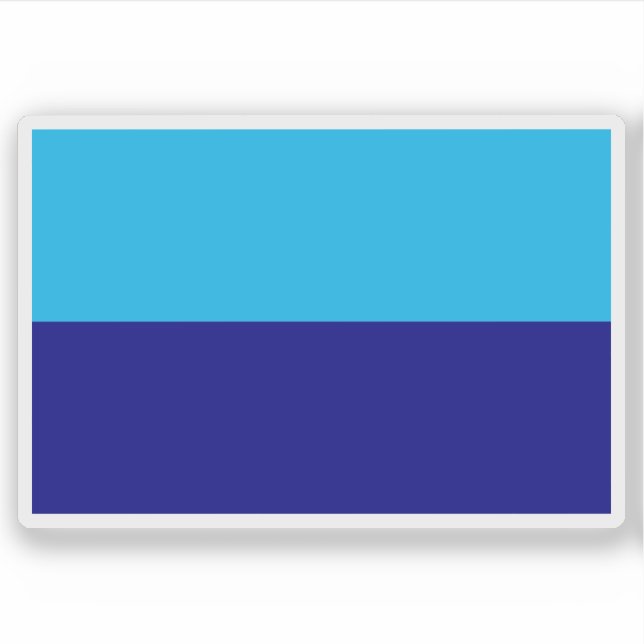 Flagge von Durán, Ecuador Aufkleber (Vorderseite)