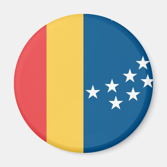 Flagge von Durham, North Carolina Magnet (Vorne)