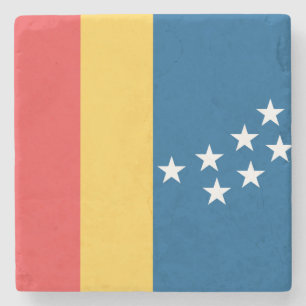 Flagge von Durham (North Carolina, USA) Steinuntersetzer