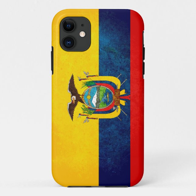 Flagge von Ecuador Case-Mate iPhone Hülle (Rückseite)