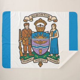Flagge von Edmonton (Alberta, Kanada) Sherpadecke