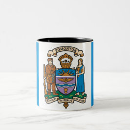 Flagge von Edmonton (Alberta, Kanada) Zweifarbige Tasse