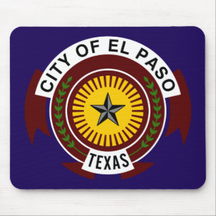 Flagge von El Paso Mousepad