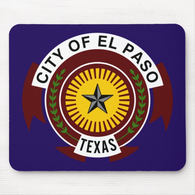 Flagge von El Paso Mousepad (Vorne)