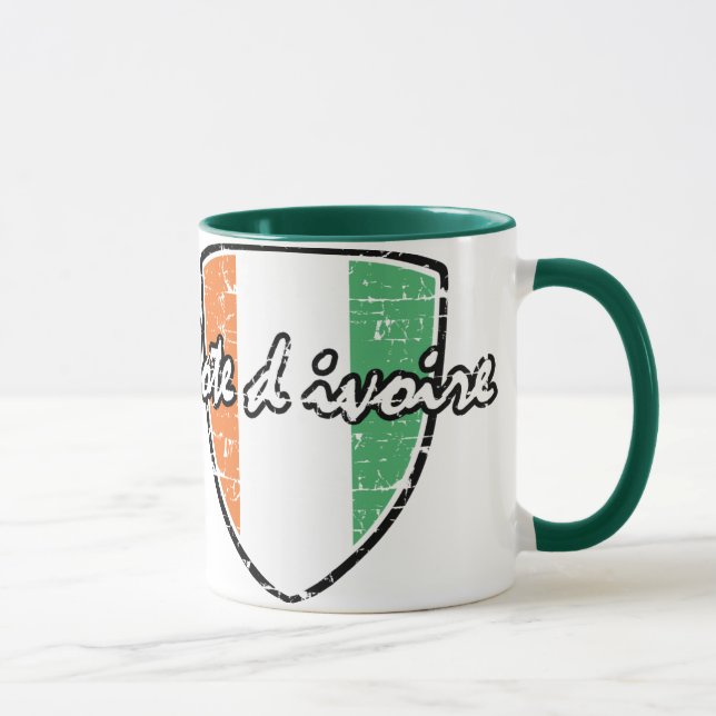 Flagge von Elfenbeinküste Tasse (Rechts)