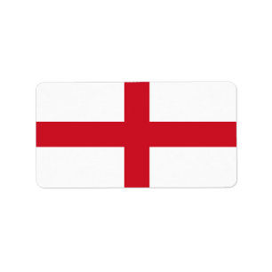 Flagge von England Adressaufkleber