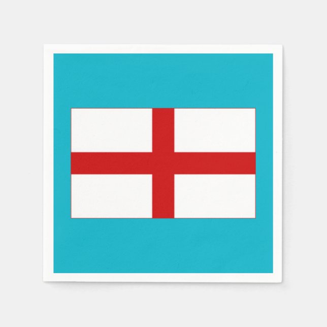 Flagge von England Napkins Serviette (Vorderseite)