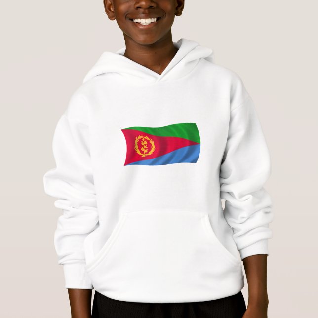 Flagge von Eritrea Hoodie (Vorderseite)