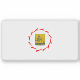 Flagge von Eriwan, Republik Armenien Aufkleber