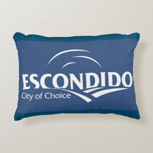 Flagge von Escondido Zierkissen
