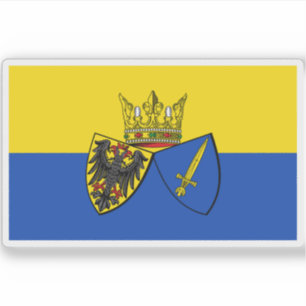 Flagge von Essen, Deutschland Aufkleber