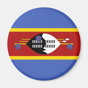 Flagge von Eswatini Magnet