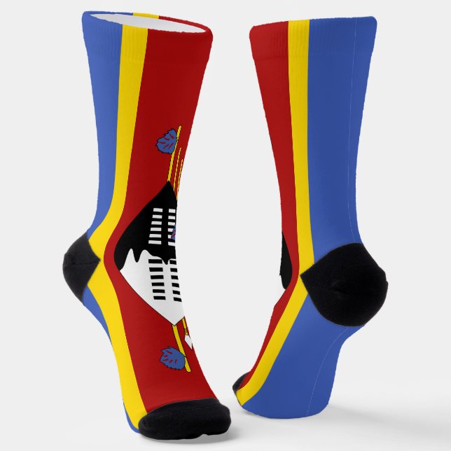 Flagge von Eswatini Socken (Gewinkelt)