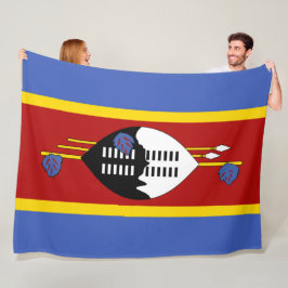 Flagge von Eswatini (Swasiland) Fleecedecke