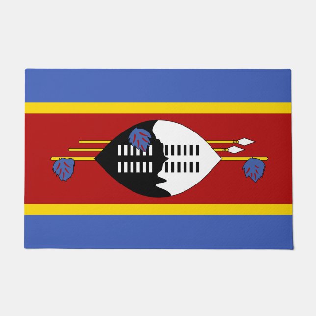Flagge von Eswatini (Swasiland) Fußmatte (Vorderseite)