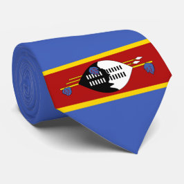 Flagge von Eswatini (Swasiland) Krawatte
