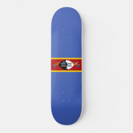 Flagge von Eswatini (Swasiland) Skateboard