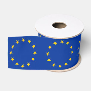 Flagge von Europa, europäische Flagge Ripsband