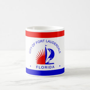 Flagge von Fort Lauderdale, Florida Kaffeetasse