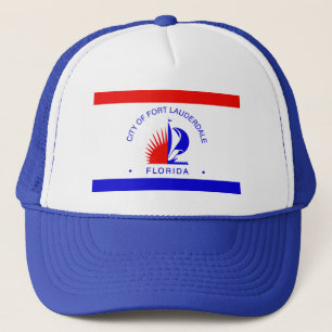Flagge von Fort Lauderdale, Florida Truckerkappe