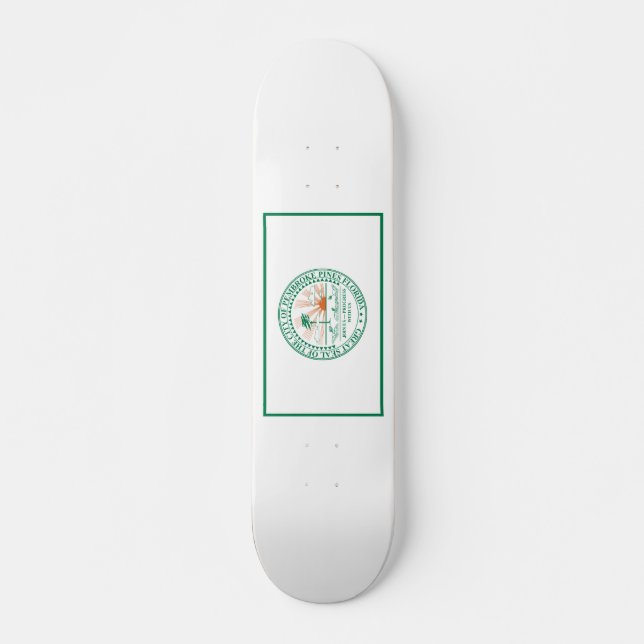 Flagge von Fort Pembroke Pines, Florida Skateboard (Vorne)
