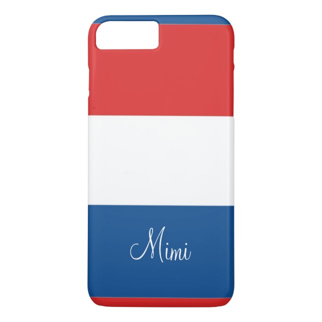Flagge von Frankreich Personalisiert Case-Mate iPhone Hülle (Rückseite)
