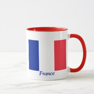 Flagge von Frankreich Tasse