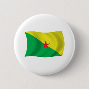 Flagge von Französisch-Guayana Button