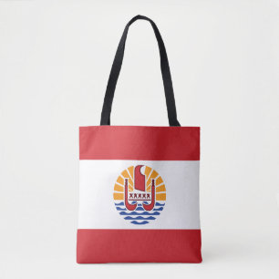 Flagge von Französisch-Polynesien Tasche