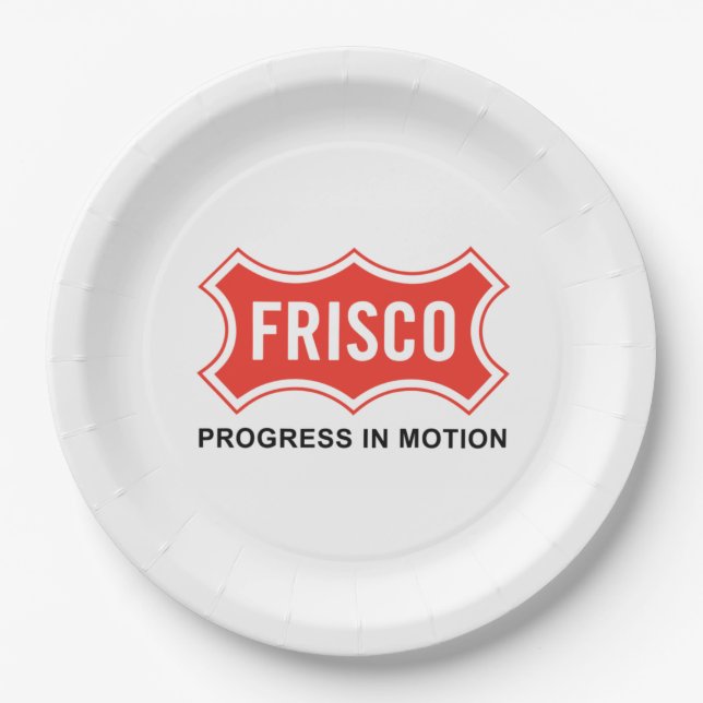 Flagge von Frisco (Texas City) Pappteller (Vorderseite)
