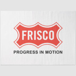 Flagge von Frisco (Texas City) Seidenpapier