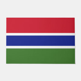 Flagge von Gambia Fußmatte