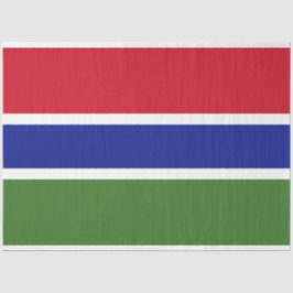 Flagge von Gambia Seidenpapier