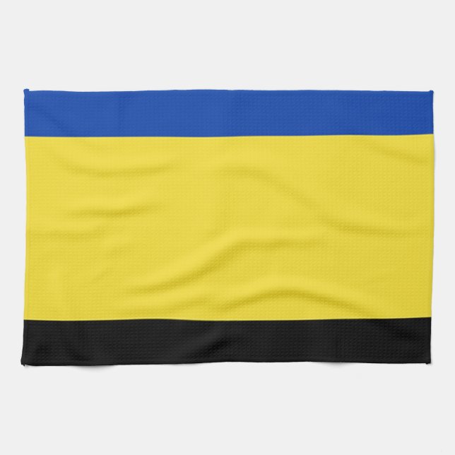 Flagge von Gelderland Geschirrtuch (Horizontal)