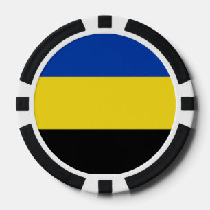 Flagge von Gelderland Pokerchips