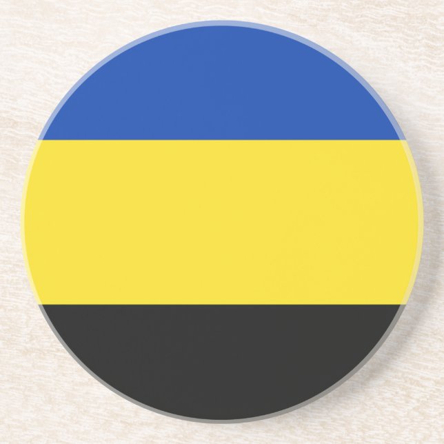 Flagge von Gelderland Sandstein Untersetzer (Vorne)