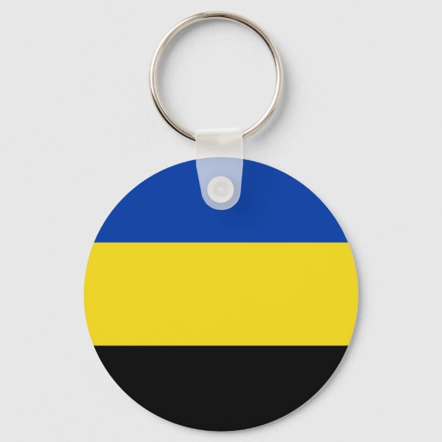Flagge von Gelderland Schlüsselanhänger (Vorderseite)