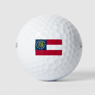 Flagge von Georgia Golfball
