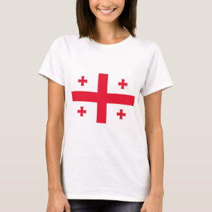 Flagge von Georgia (Land) T-Shirt