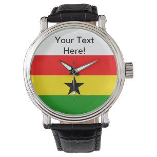 Flagge von Ghana Armbanduhr