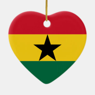 Flagge von Ghana Keramikornament