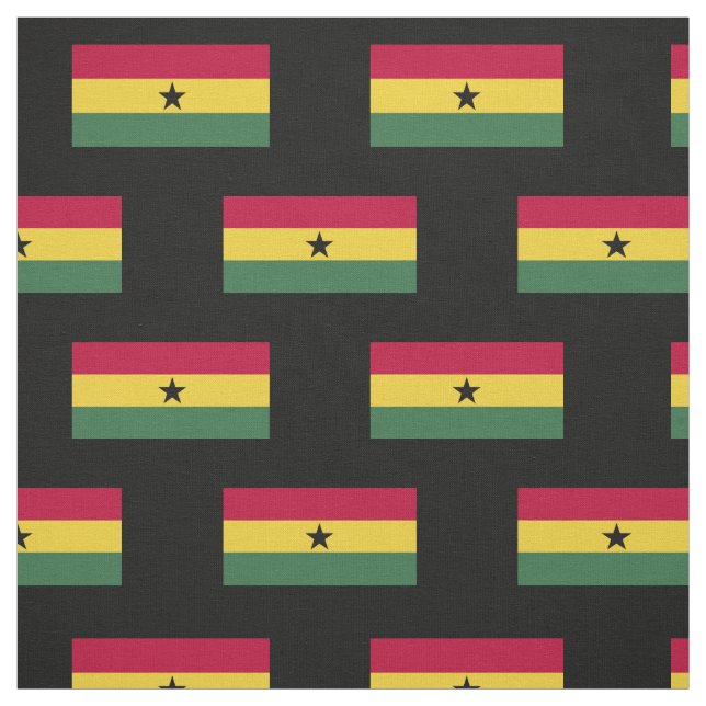 Flagge von Ghana Stoff (Muster)